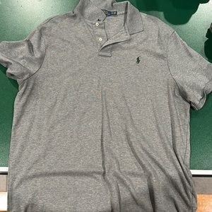 Grey XL Soft fit polo